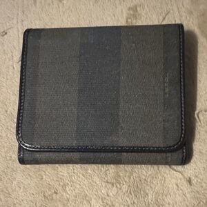 Fendi Striped Wallet
